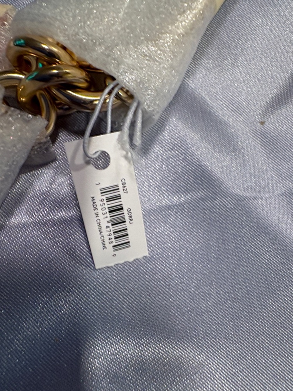 NWT Coach Signature C Gold-tone Bag Charm Keyring with Pink Flower - Picture 3 of 3